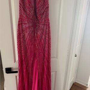 Tiffany Designs Pink Prom Dress